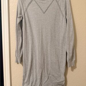 Roxy Gray Long Sleeve Dress